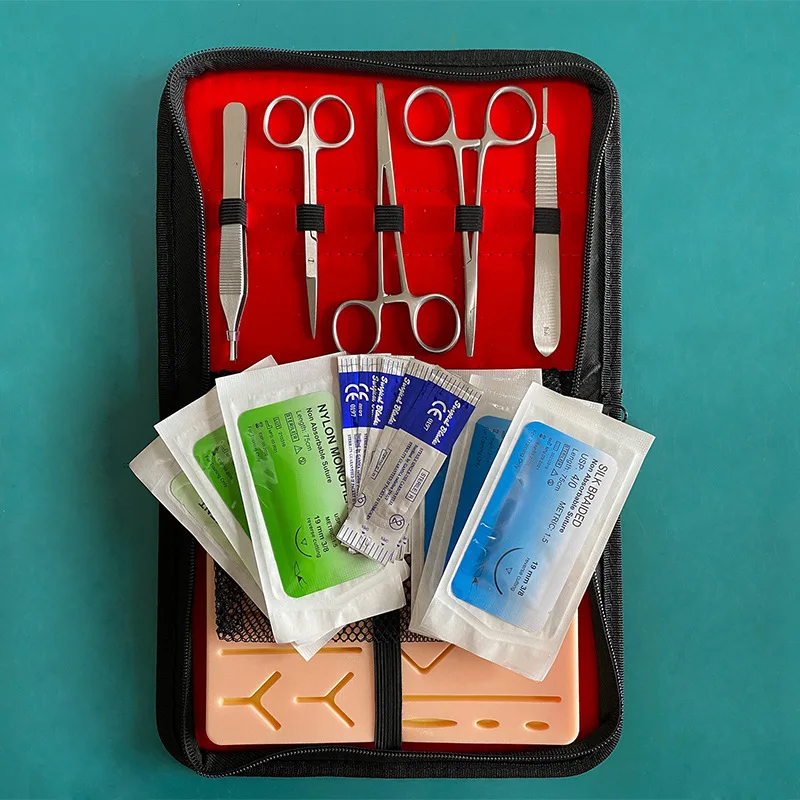 surgical training kit de sutura practice student suture  practice   kit for medical student