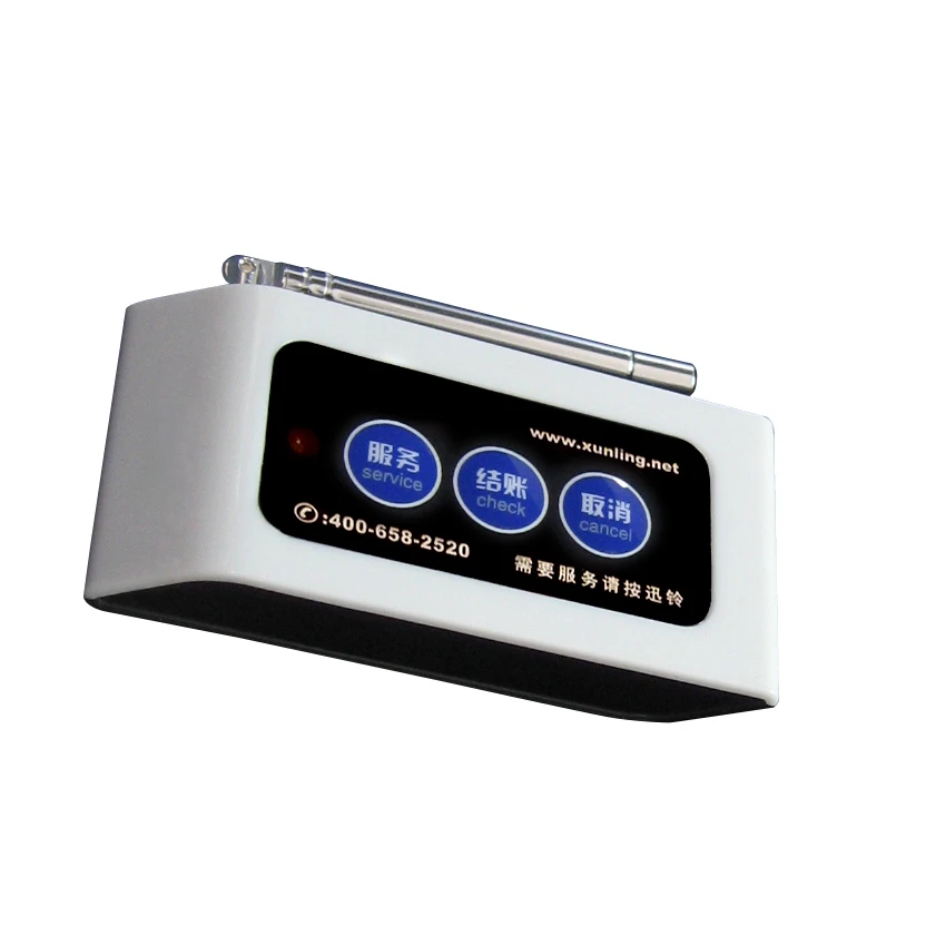 Guaranteed quality proper price waiter call button long distance pager wireless calling system