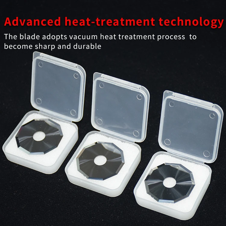 High Precision Digital Cutter Machine Blade 47*8.0.63 Tungsten Carbide Circular Decagonal Hexagonal Blade Customized