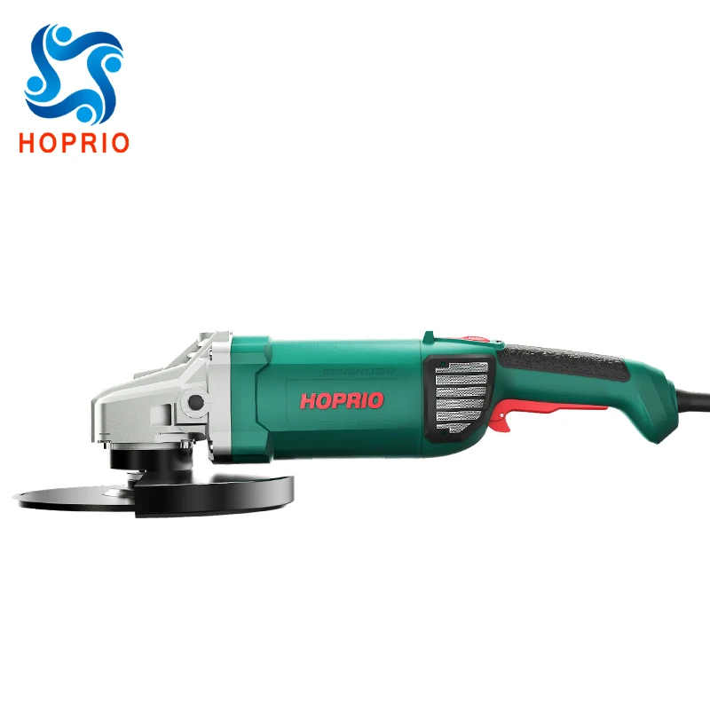 2600W Professional Brushless Angle Grinder with Rotary Handle