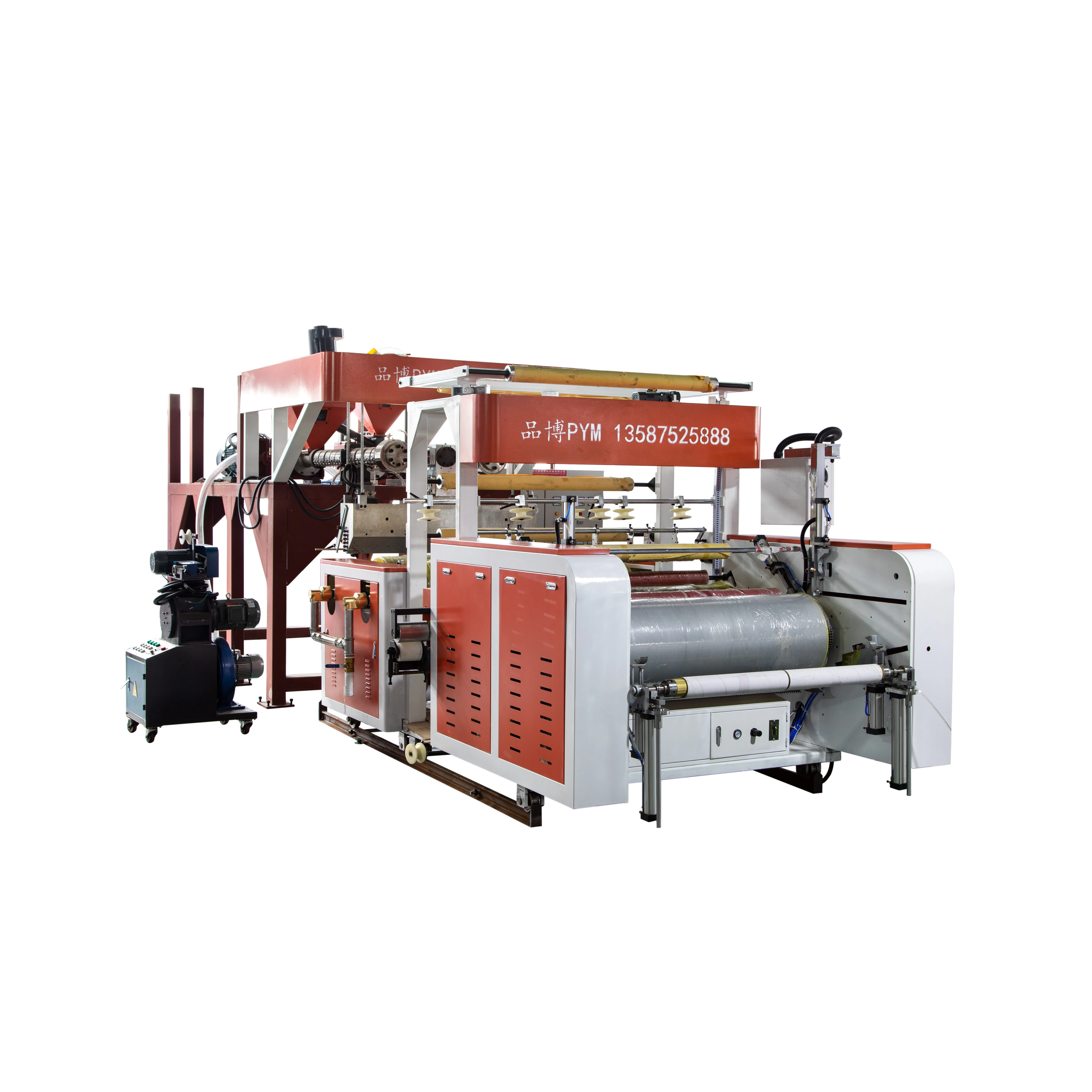 AB/ABA 2-3 Layers 1500mm pe cast stretch film manufacturing extrusion making machinery factory price