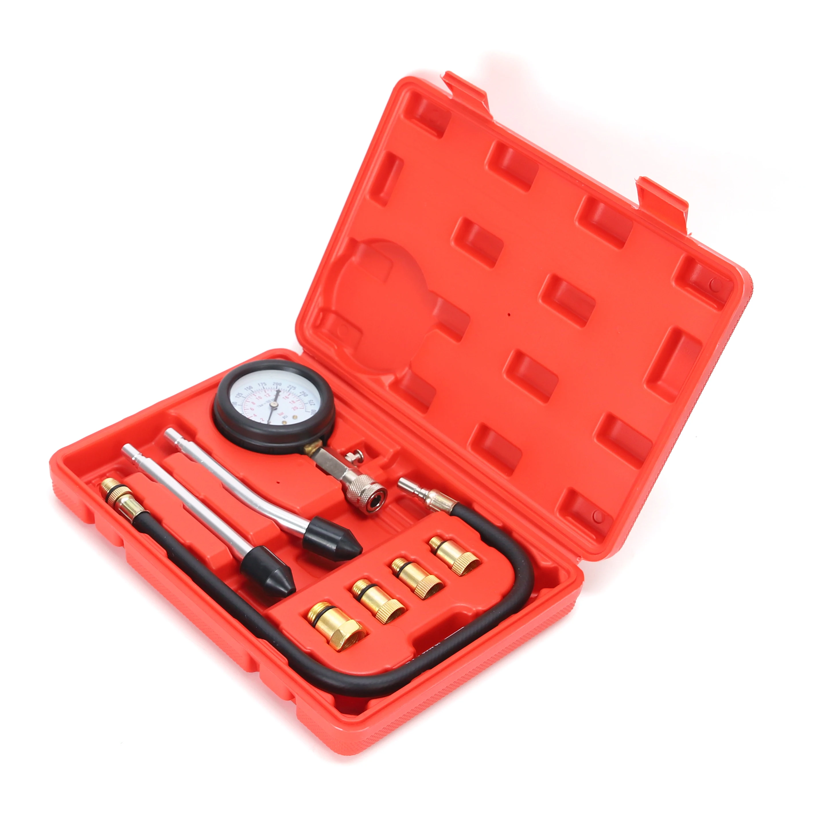 Engine Compression Tester Engine Cylinder Pressure Gauge Tester For Petrol Gas Engine