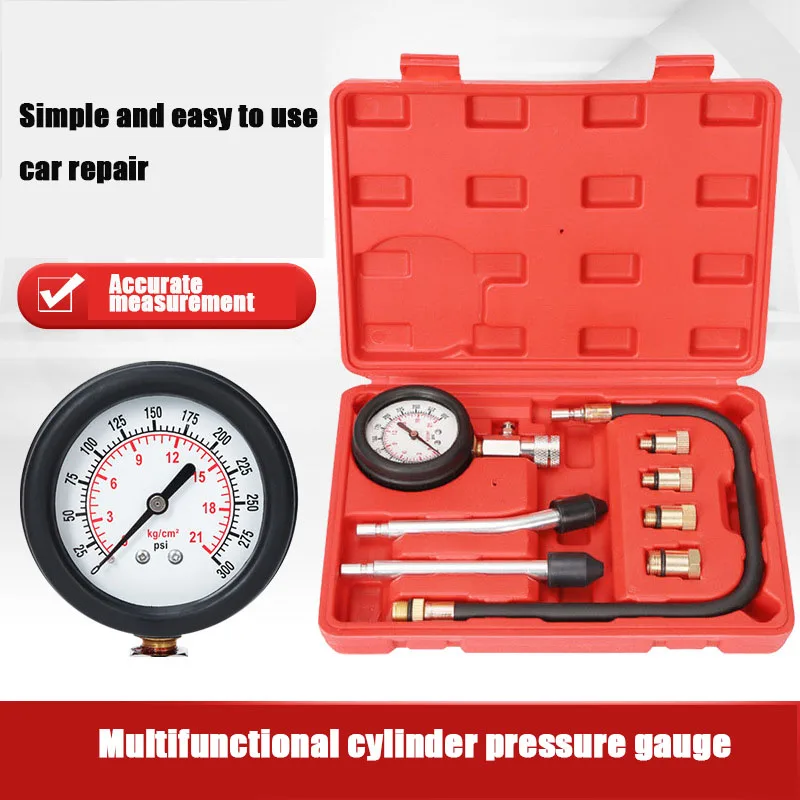 Automotive Repair Tools auto multifunctional Engine Oil Pressure Tester cylinder compression gauge