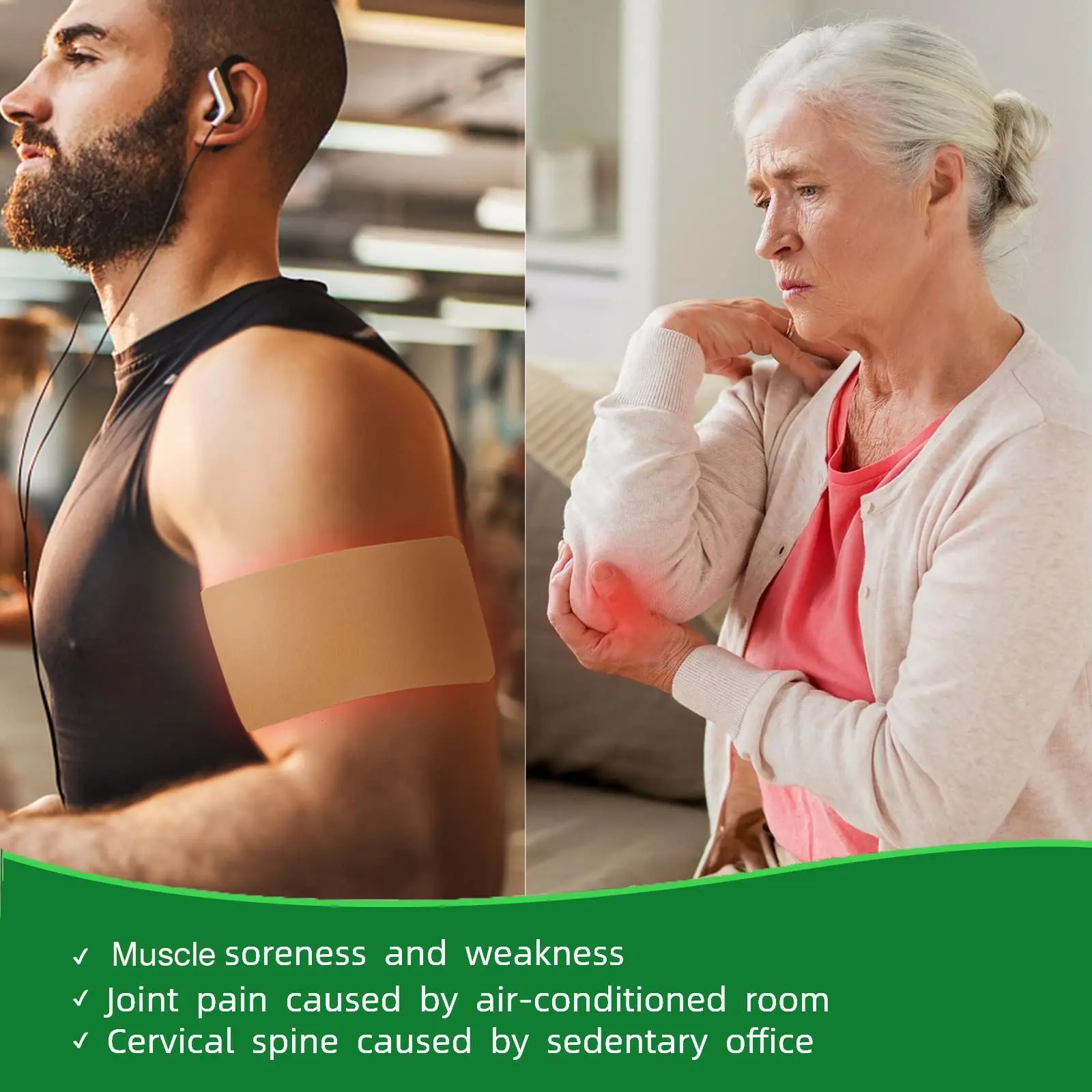 12 hours lasting pain relief patch back knee patch multi area applied elastic easy use remove pain patches
