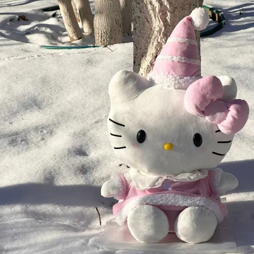 Anime Kitty Stuffed Animals Home Decoration Birthday Christmas Gifts Cute Anime Kitty Cartoon Plush Toys for Girls Kids