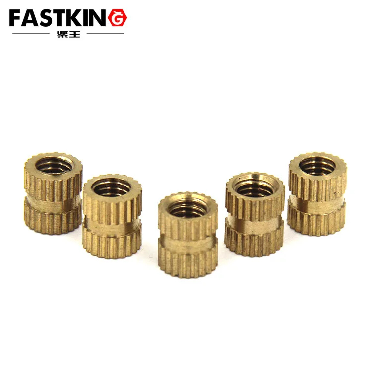 Hot sale Threaded Knurled Brass Insert Nut for plastics