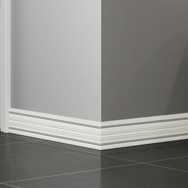 Modern DIY Home Decor Wall Skirting Line-Flexible Self-Adhesive XPE Foam Waist Panel Waterproof Wall Molding Trim Corner Peel