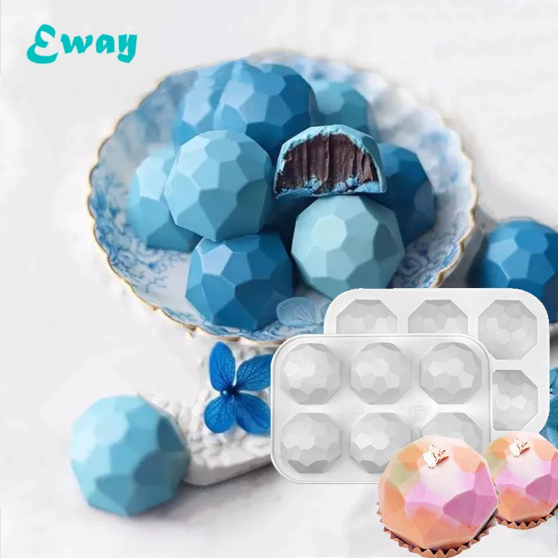 Food Grade Silicone Heat-Resistant ice diamond mold ice cube mold chocolate Baking Products Hot Sale On Amazon