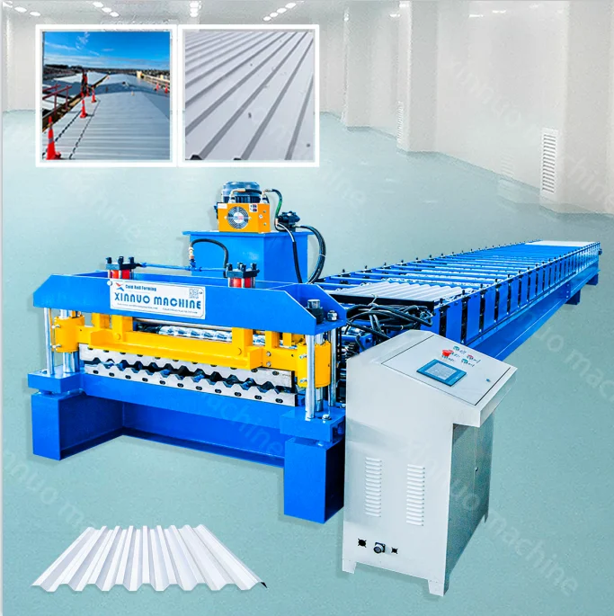 Advanced metal color steel plate roll forming machine for building roofing