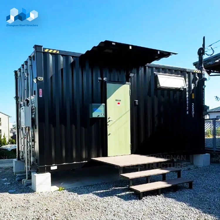 Detachable 20ft ready to ship beach mobile homes modular prefabricated house portable tiny hotel prefab shipping container house