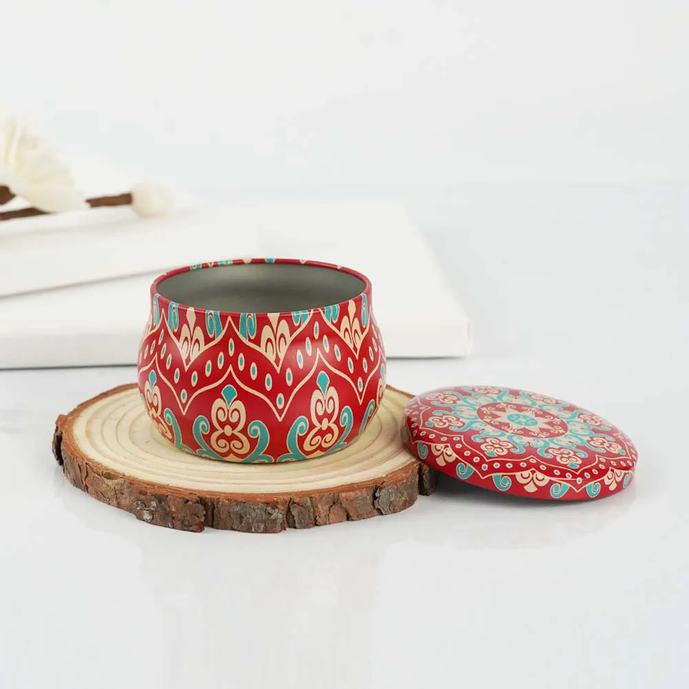 Scented Tin Candle Decorative Aroma Tin Gift Box Candle Soy Wax Tin Scented Candle