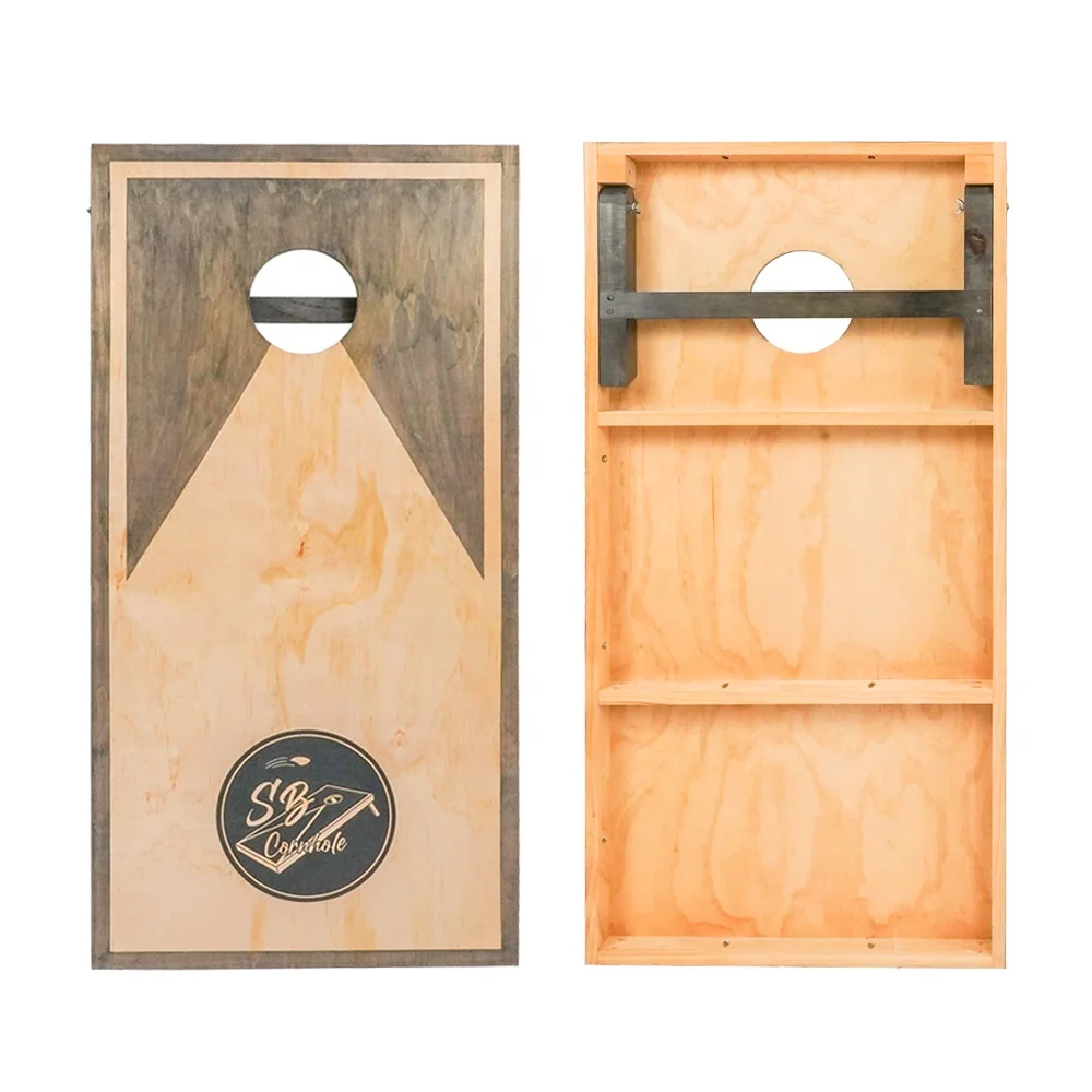 Premium 48*24' Bean Bag Toss Stained Cornhole Game