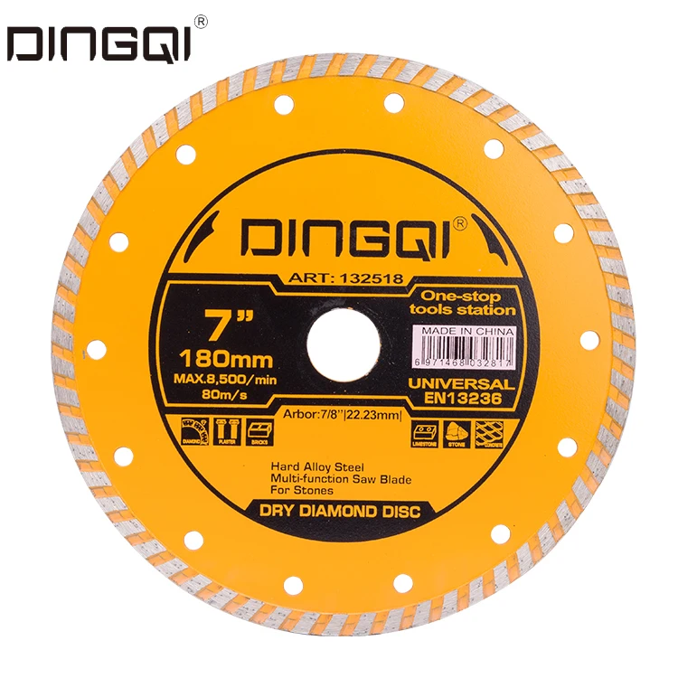 DingQi High Quality Granite Diamond Saw Blade Asphalt Tools for Tile Floor Marble