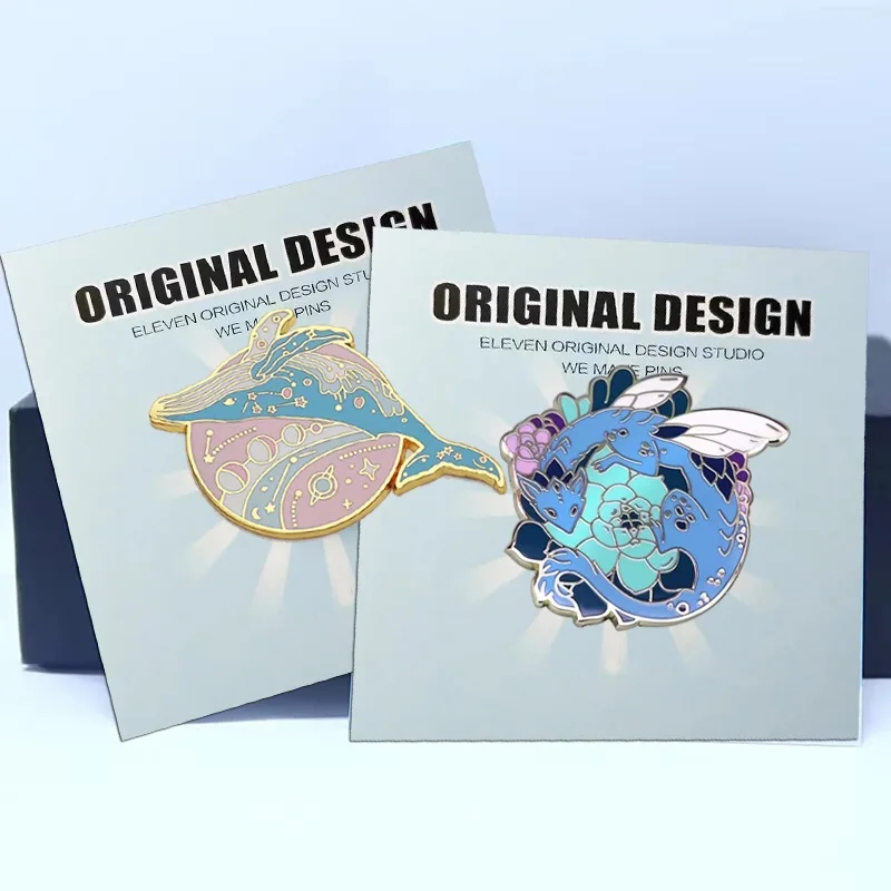 Wholesales Promotion Custom Hard Enamel Metal Lapel Pins Exquisite Glitter Anime Cartoon Lapel Pins