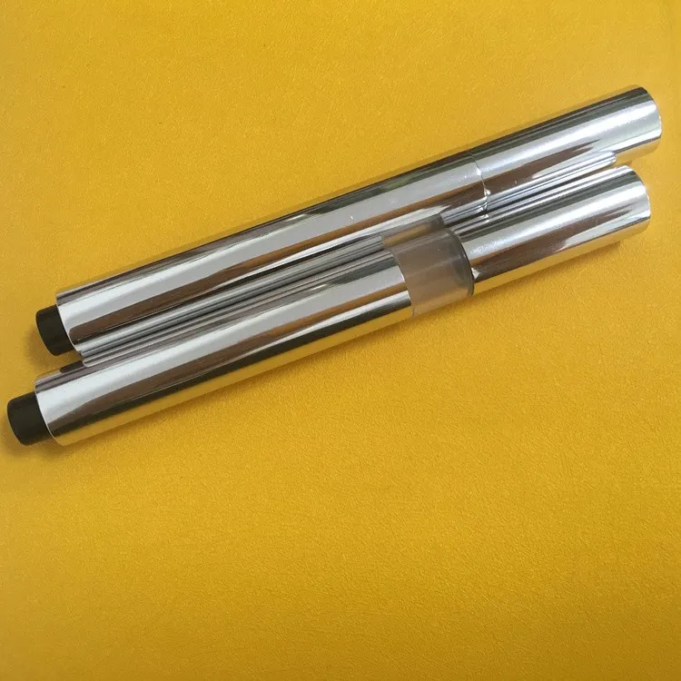 2.8ml aluminum empty cosmetic correction click pen, OEM for concealer,  lip gloss, nail polish