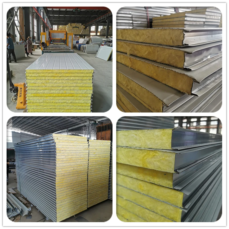 Цветная стальная Изолированная EPS сэндвич-панель для крыши и стен