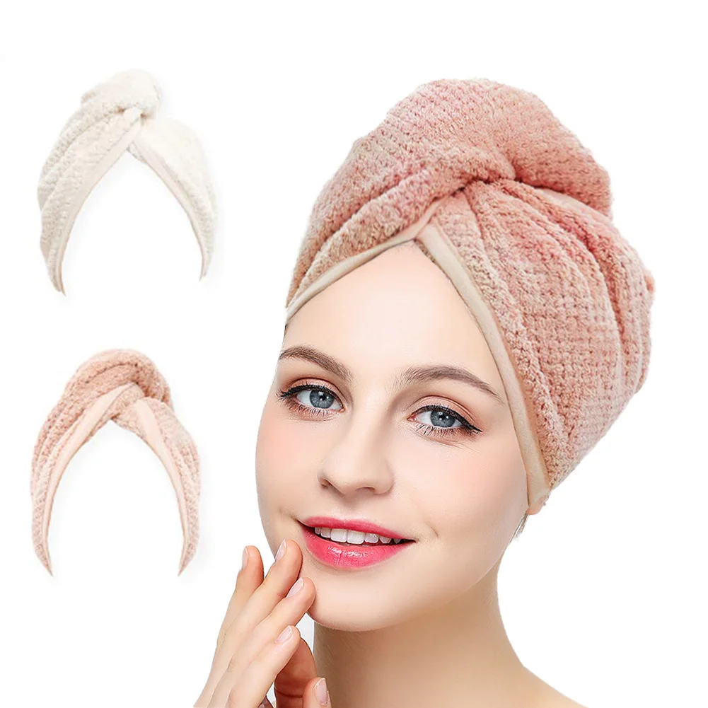 Curly micro fiber hair towel custom hair towel head wrap towel