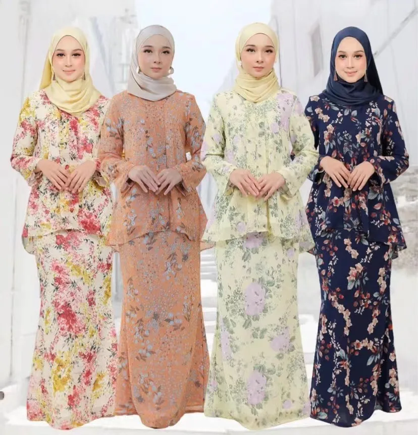 New Hot Sale Baju Kurung Plus Size Jilbab Woman islamic clothing thailand Wear Women Jubah Muslimah Nurs Muslim Dress