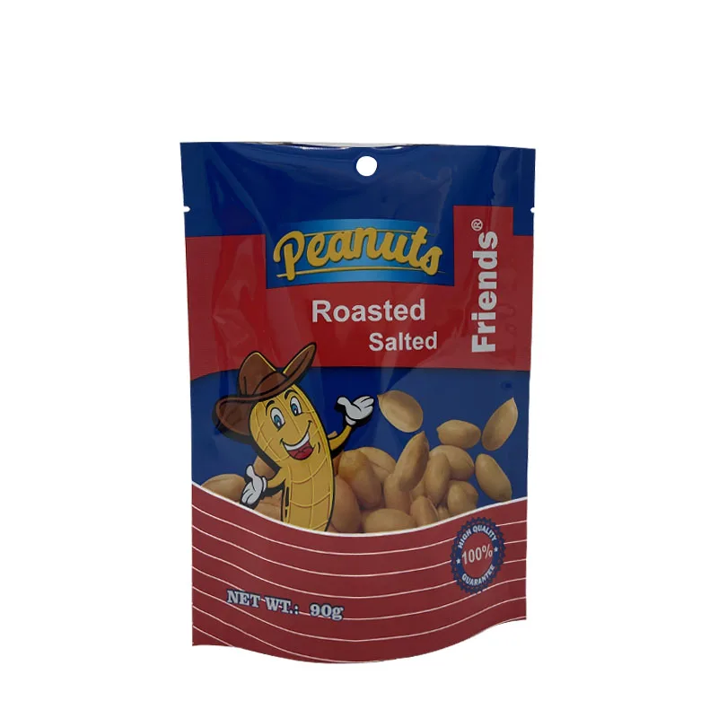 Custom Stand up Doypack Bottom Gusset Food Packaging Nuts Snack Bag