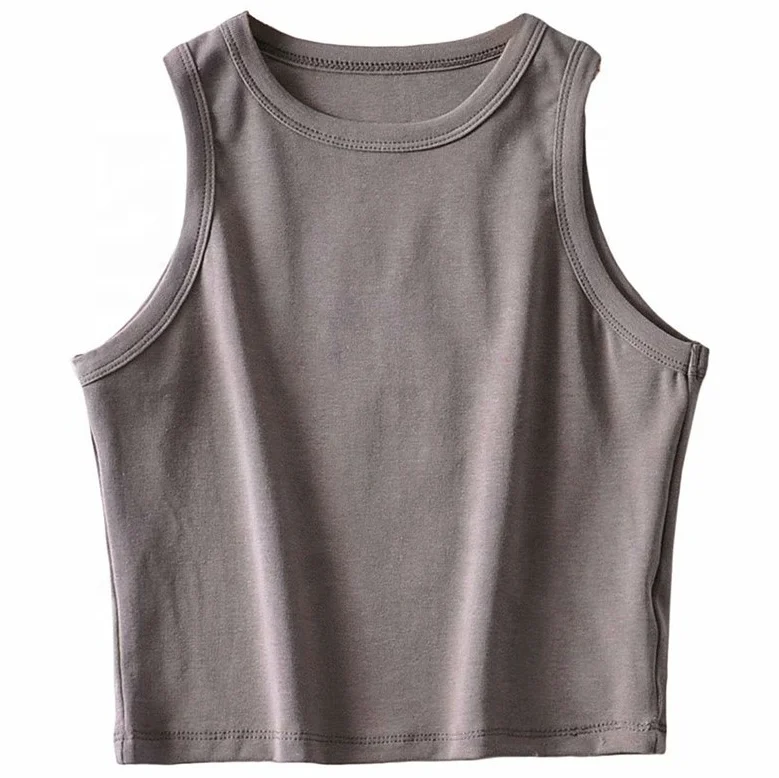 
Custom ladies fashion sports wear gym hemp organic tank tops Women sports vest 