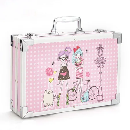 2021 отличный подарок, алюминиевые двухслойные 143 штук, другие офисные и школьные принадлежности, канцелярские принадлежности, Набор для творчества, школьные принадлежности, канцелярские принадлежности