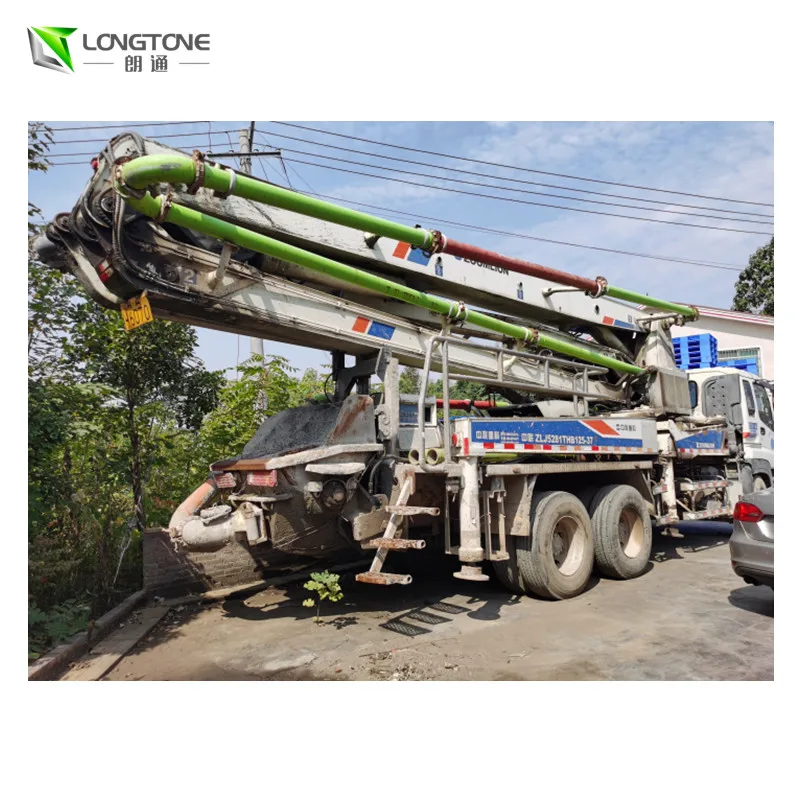 Changsha Concrete Pumps Zoomlion CIFA 52m ACTROS Chassis Refurbished Concrete Pump Truck