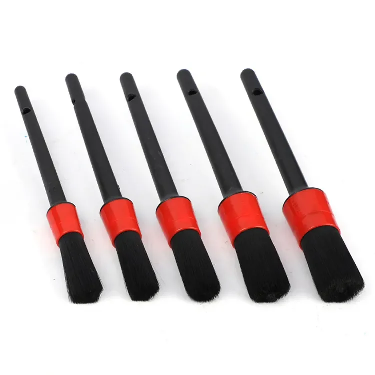 Extentclean 5pc Soft Portable Durable Car Detailing Brush for Car Wheel and Interior