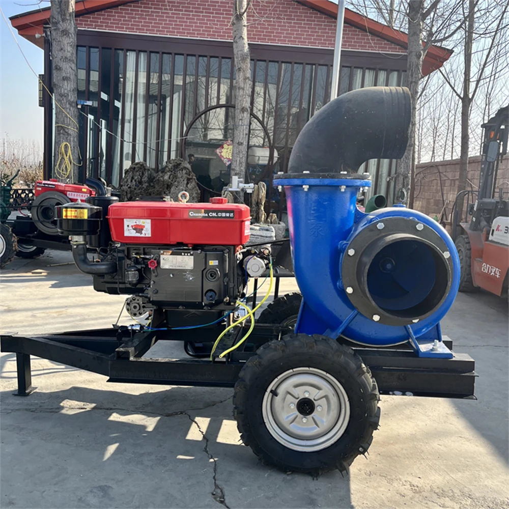 Cheap 2 Inch 4 Inch 10 Inch Self Suction Diesel Single/Double Blade Wheel Water Pump High Pressure