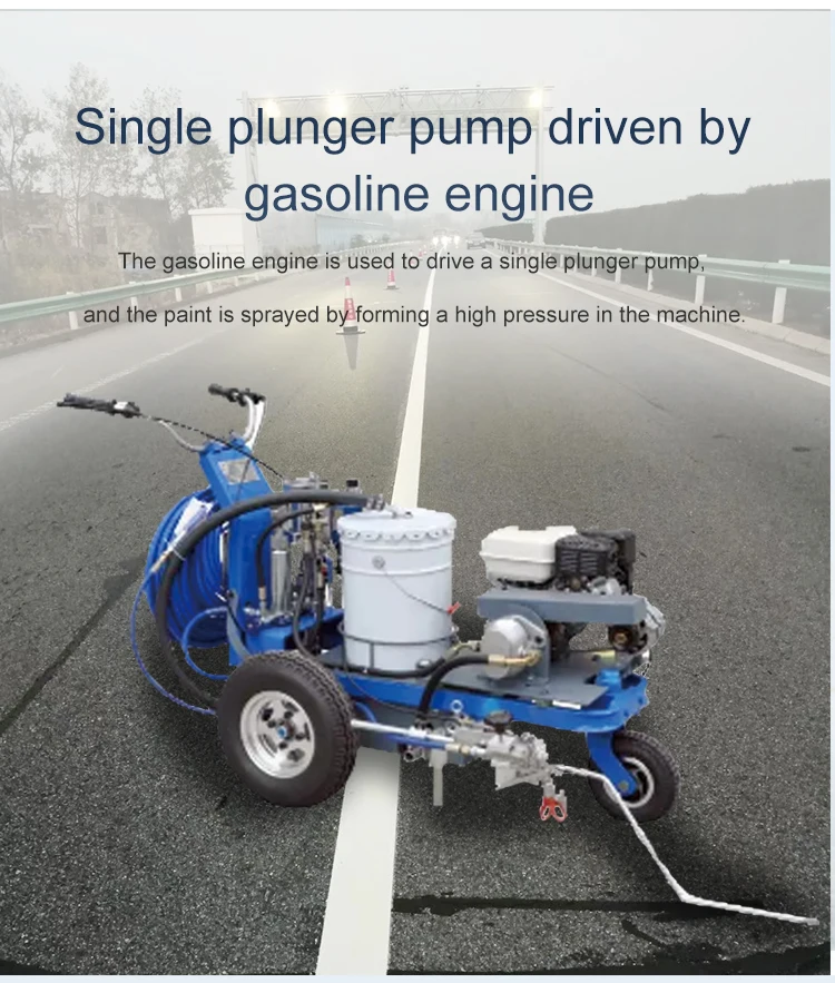 imported hydraulic stepless speed change system driving type road marking machine boiler for sale in malaysia