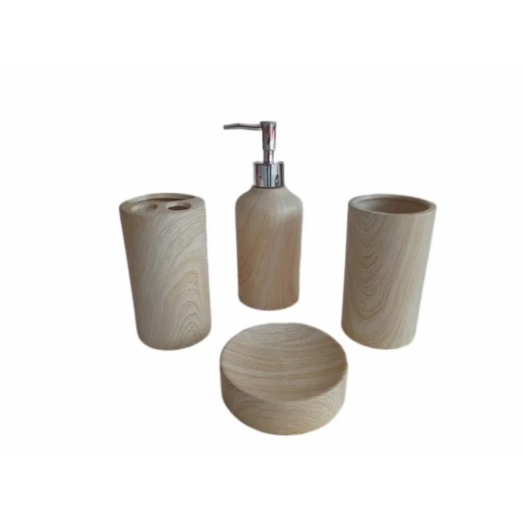Wholesale Blue Custom Accessory Product Gold Bathroom Set