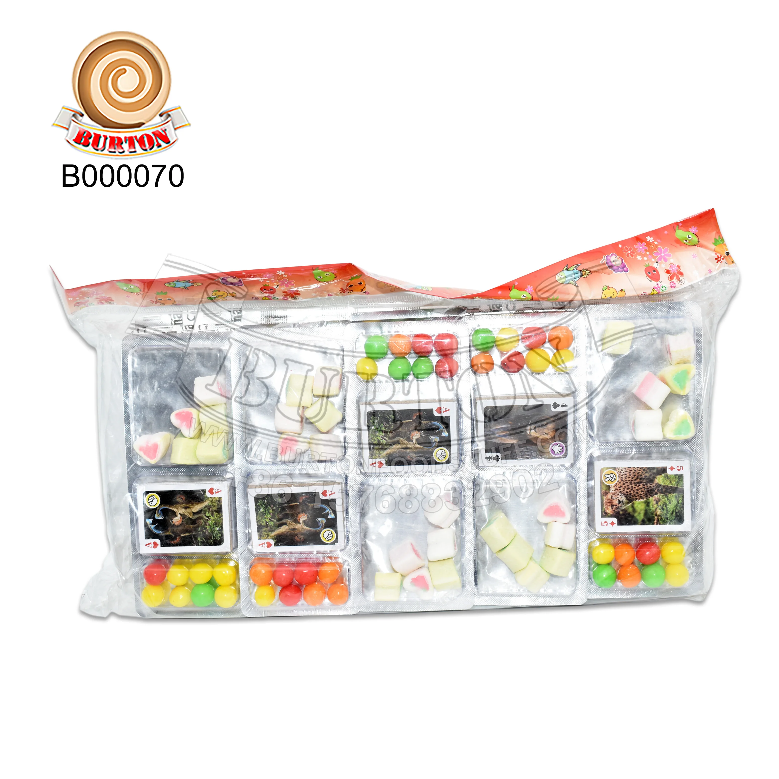 Хит продаж Халяльные сладкие конфеты и зефир с игрушечными картами