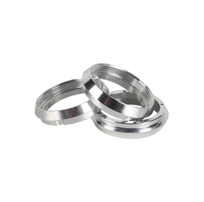 Customized CNC lathe metal machine stainless steel machining parts lens ring parts