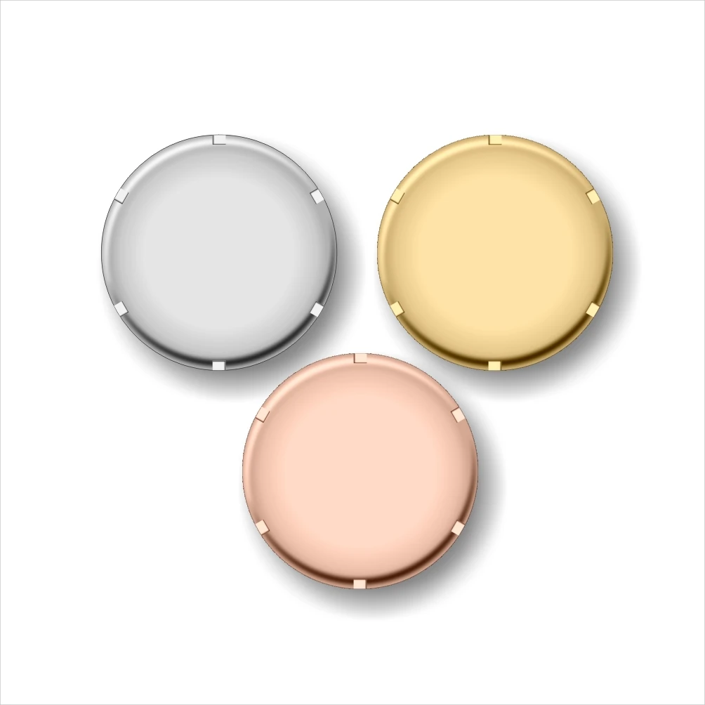 Factory Wholesale Japan Movt  Quartz Back Movement Stainless Steel Watch Caseback