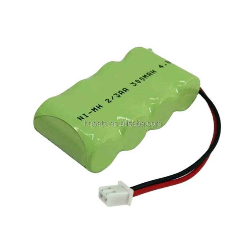 NiMH 2/3AA 4.8V 300mah replacement battery For LED Light RC Toy Car Truck Insect Repeller 4.8V 2/3AA 300mAh battery with XH Plug