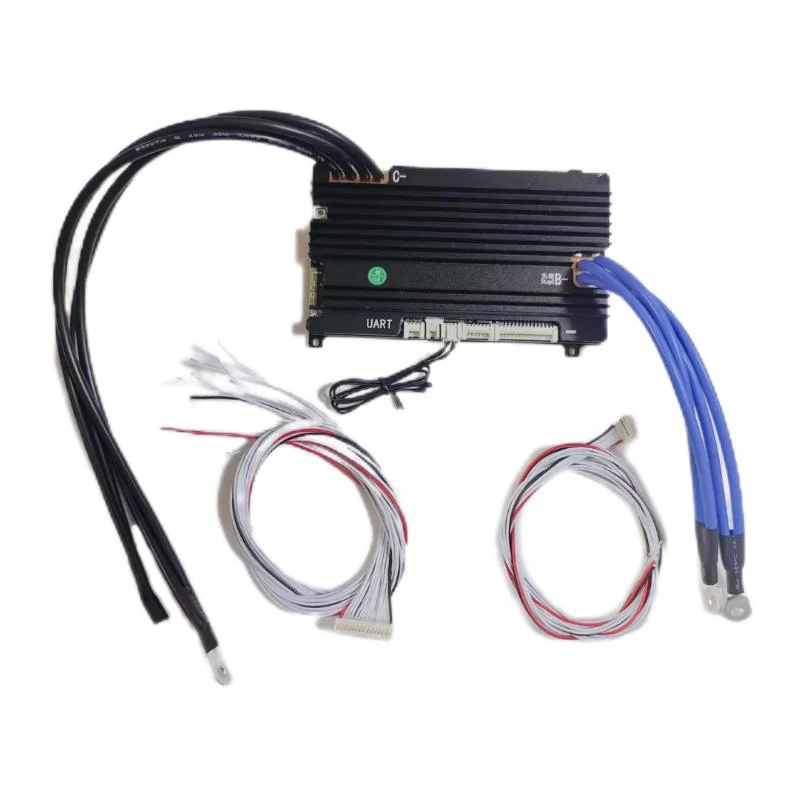 JBD-SP21S001 6s 7s 8s 12s 16s 17s 21s 24V 36V 48V 60V 120A 150A 200A Automatic Identify Li Ion Lifepo4 JBD Smart Bms with UART
