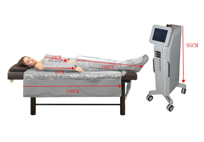 3 в 1 presoterapia излучение в дальнем инфракрасном диапазоне лимфодренаж ems мышечный Стимулятор прессотерапия машина