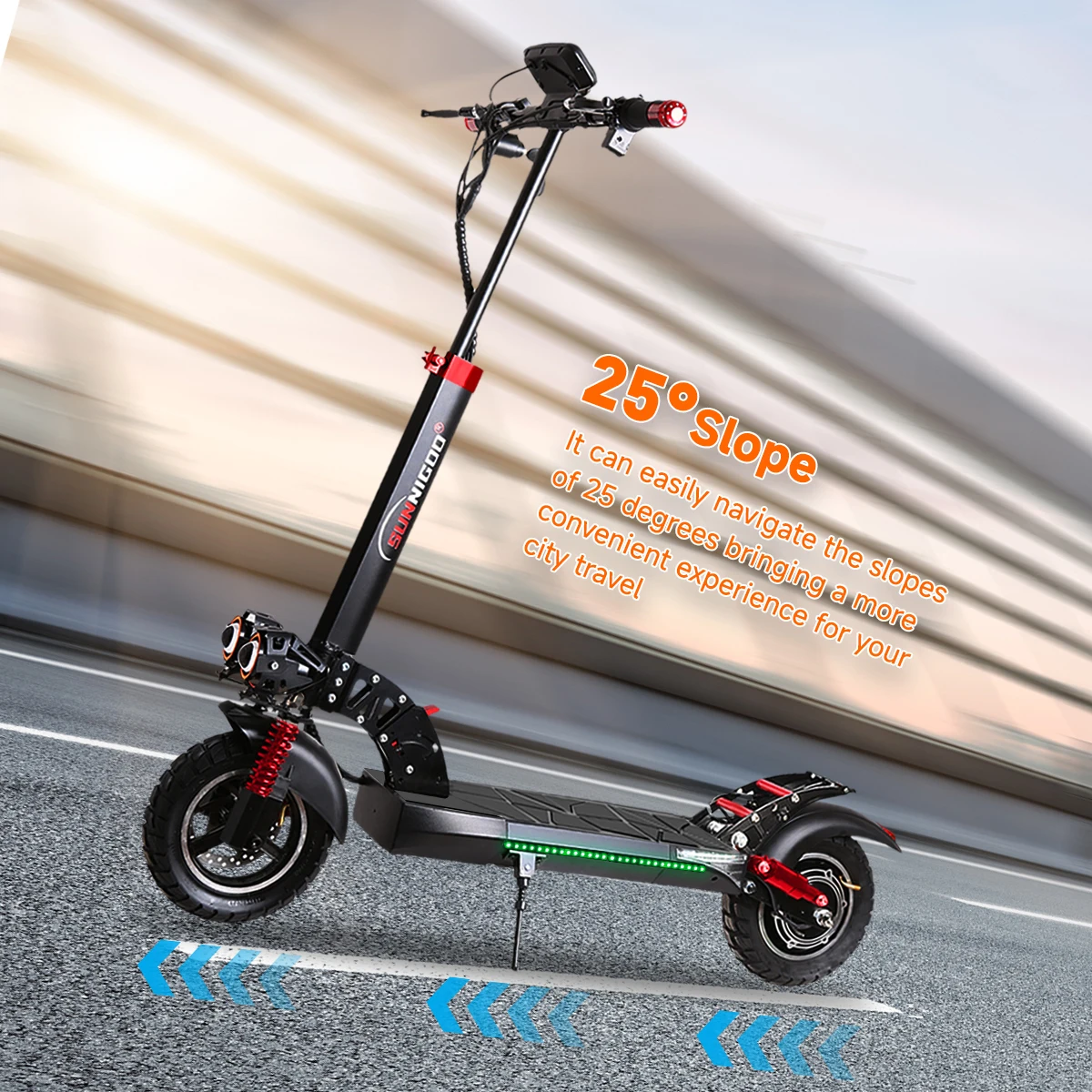 Unisex 800W 18Ah Electric Scooter Fast 50Km/h Urban Two-Wheel Electric Scooter With Power Sensors for Adults