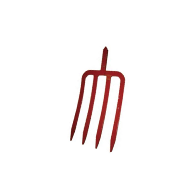 Popular 4 prong steel  Garden Fork with short steel handle made in china