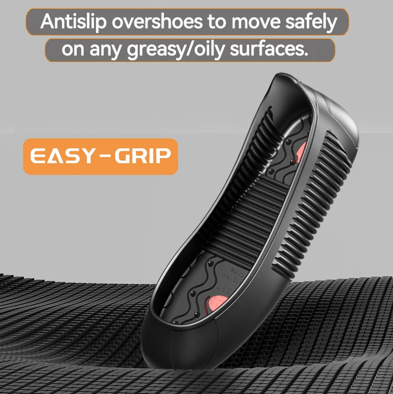 Liongrip Oil Proof Water Shoe Cover Non slip Catering Industry Food Processing Rubber Overshoes