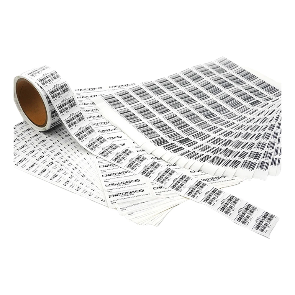 Wholesale Customizable Fast Shipping Customized Blank Die Cut Large Label Paper 4 x 5 Warehouse Labels