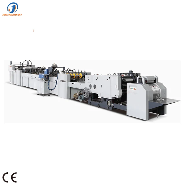 
[JT-1200C-430]Automatic sheet feeding paper bag making machine 