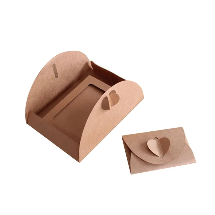 Unique Close Recycled Brown Kraft Paper Envelope Custom Logo Printed Small Gift Envelopes