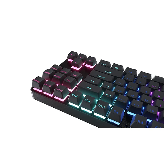 Factory Direct Lapop K12 87 Keyboard Mechanical Laptop Gaming Keyboard USB Wired Light Gamer Mechanical Keyboard