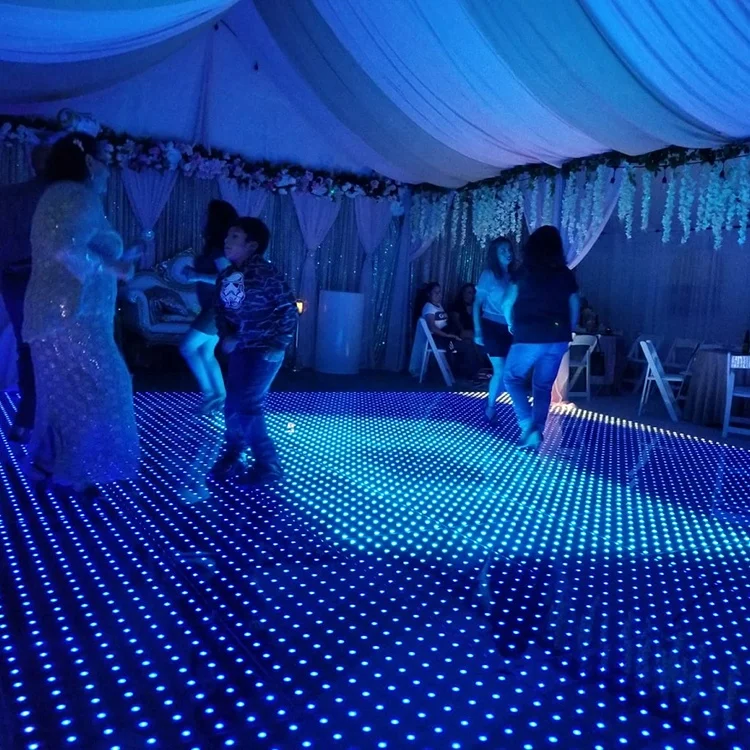 professional used  stage lighting entertainment equipment wedding Led plastic dance floor decals