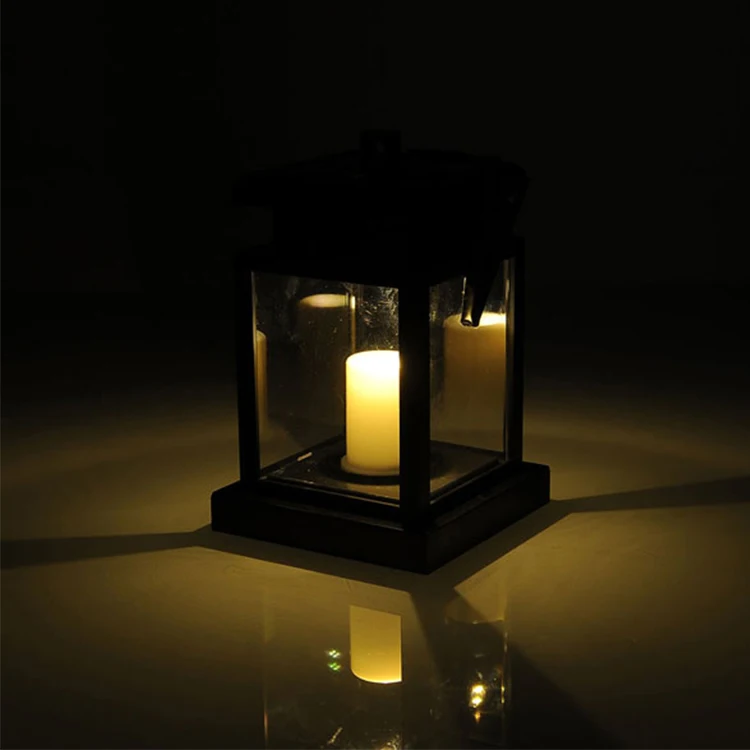 Solar Power Battery operate plastic led flameless candle light