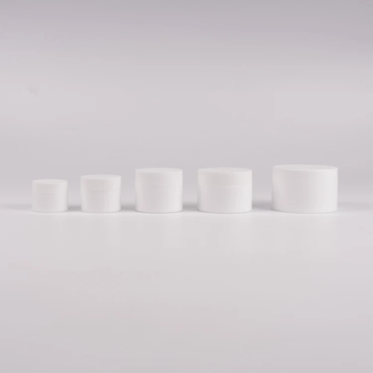 Custom 5g 10g 15g 20g 25g 30g 50g 100g 100ml 15 ml Pink Color Small Container Double Wall Eye Cream Plastic PP Jar