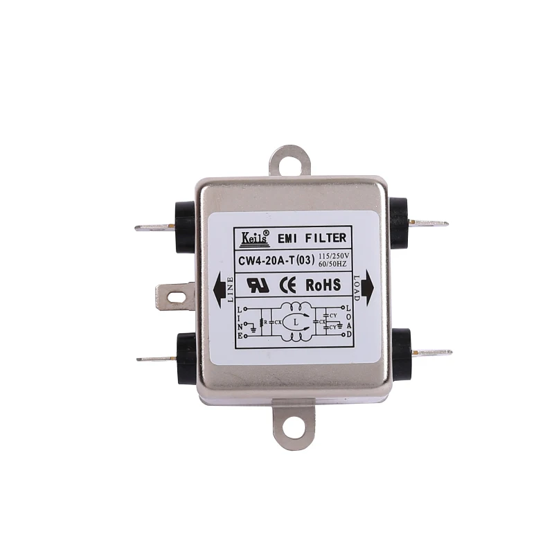 Низких частот CW3-T EMI шумовой фильтрованная аудио блок питания (стандарт ЕС) фильтр кондиционера