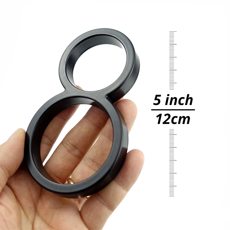 Modern Black Floating 5-inch (12cm) Zinc Alloy Metal Digital Huisnummer Alphabet Dash Slash Sign House Number Plate