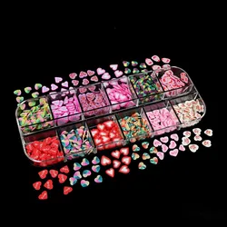 Nail Art Custom shape polymer clay slices san valentin Sprinkles for Slime Nail Art Resin Crafts and DIY Crafts Accessories
