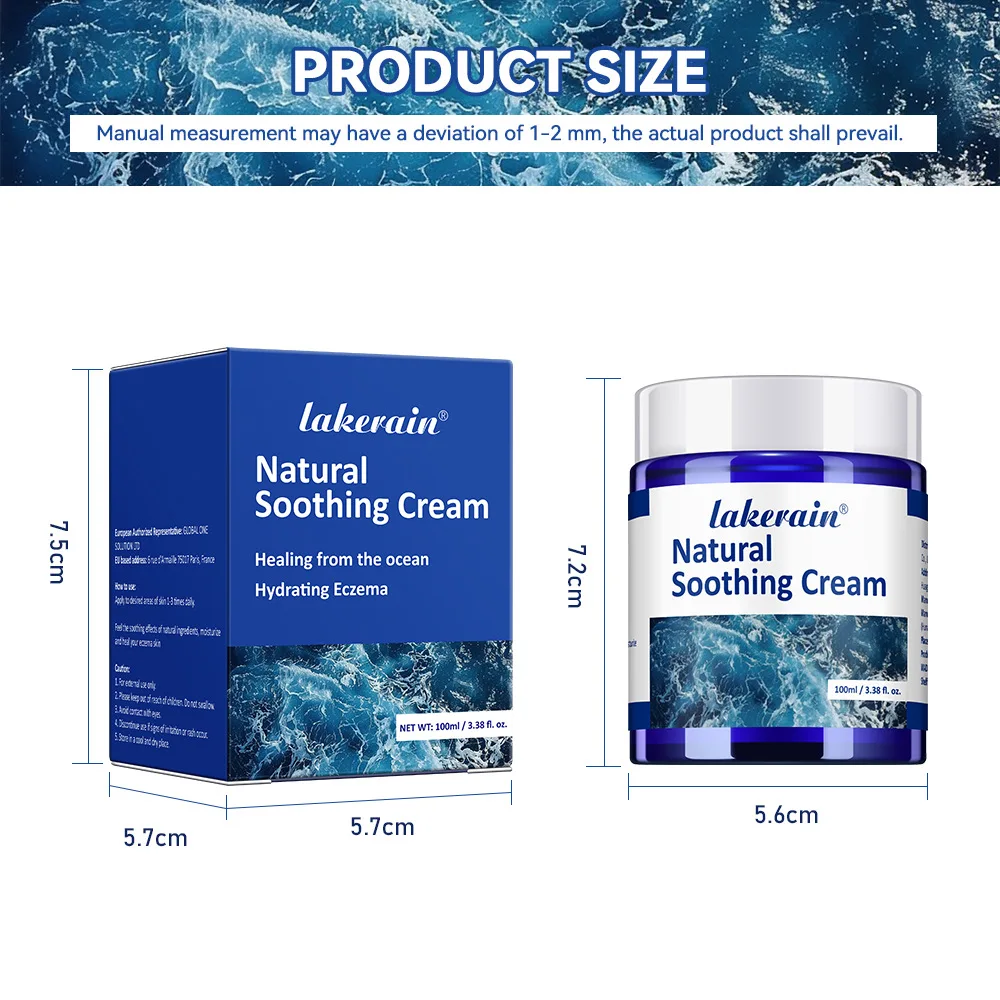 Lakerain Moisturizing Cream Moisturizing Natural Hydrating Clear Skin Care Cream Face Daily Care 100ml New Cosmetics